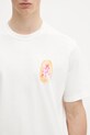 Gramicci t-shirt bawełniany Thumbprint Tee biały G5SU.T174