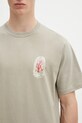 Бавовняна футболка Gramicci Thumbprint Tee зелений G5SU.T174