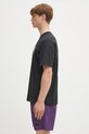 Хлопковая футболка Gramicci Thumbprint Tee G5SU.T174 чёрный SS25