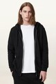 AllSaints hanorac de bumbac RAVEN uni negru M028NA