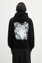 Odzież Helmut Lang bluza bawełniana SCRIBBLE.H2.LIGHT.CT P02HM514 czarny