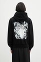 Clothing Helmut Lang cotton sweatshirt SCRIBBLE.H2.LIGHT.CT P02HM514 black