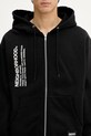 Bavlněná mikina NEIGHBORHOOD SOLID SWEAT ZIP černá 251UWNH.CSM05