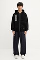 Bavlněná mikina NEIGHBORHOOD SOLID SWEAT ZIP 251UWNH.CSM05 černá