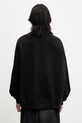 Odzież Rick Owens DRKSHDW bluza bawełniana Knitted - Jumbo Sweat 221669 CM01E1669.CHFE czarny
