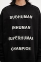 Rick Owens DRKSHDW bluza bawełniana Knitted - Jumbo Sweat 221669 czarny CM01E1669.CHFE