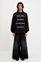 Rick Owens DRKSHDW hanorac de bumbac Knitted - Jumbo Sweat 221669 CM01E1669.CHFE negru