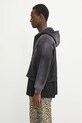 1017 ALYX 9SM reversible cotton sweatshirt Garment dye reversible zip-up AAMSW0241FA01 black SS25
