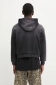 1017 ALYX 9SM reversible cotton sweatshirt Garment dye reversible zip-up AAMSW0241FA01 black