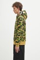 Βαμβακερή μπλούζα A Bathing Ape ABC camo shark 1K80114010 πράσινο SS25