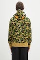 Odzież A Bathing Ape bluza bawełniana ABC camo shark 1K80114010 zielony