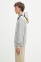 Хлопковая кофта A Bathing Ape 1st shark 1K70115005 серый SS25