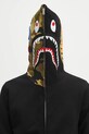 A Bathing Ape cotton sweatshirt 1st shark black 1K70115005