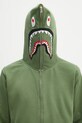 Хлопковая кофта A Bathing Ape 2nd shark зелёный 1K70115006