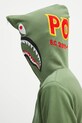 Хлопковая кофта A Bathing Ape 2nd shark 1K70115006 зелёный