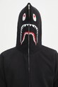 Bavlněná mikina A Bathing Ape 2nd shark černá 1K70115006