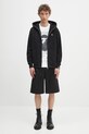 A Bathing Ape felpa in cotone One point APE head shark 1K80115305 nero