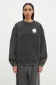 Filling Pieces felpa in cotone 74599870626 nero SS25