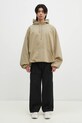 Mikina VETEMENTS Oval Logo Cropped Boxy UA66HD600T béžová