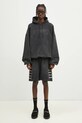 VETEMENTS bluza Death Metal Cropped Boxy UA66HD620BB szary