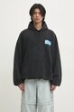 VETEMENTS cotton sweatshirt My Name Sticker Cropped Boxy UA66HD650B black