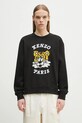 Kenzo bluza bawełniana x Verdy aplikacja czarny FF58SW2394MF.99J