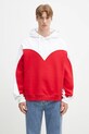 Fiorucci hanorac de bumbac Heart Relaxed Fit cu modele alb U02SPSHO092CJ05RD01