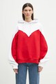 Fiorucci hanorac de bumbac Heart Relaxed Fit U02SPSHO092CJ05RD01 alb SS25