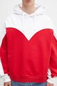Fiorucci hanorac de bumbac Heart Relaxed Fit U02SPSHO092CJ05RD01