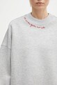 Кофта Fiorucci Neoprene Embroidered Neck Relaxed Fit U02SPSCR188NE01GY01