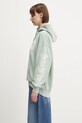 Pamučna dukserica Aries Aged Ancient Column Hoodie tirkizna AR2003503