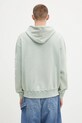 Pamučna dukserica Aries Aged Ancient Column Hoodie AR2003503 tirkizna