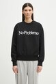 No Problemo bluza bawełniana No Problemo Sweatshirt NP2000203 czarny SS25