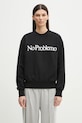 No Problemo bluza bawełniana No Problemo Sweatshirt NP2000203 czarny SS25