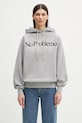 No Problemo bluza bawełniana No Problemo Hoodie NP2001203 szary SS25