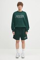 Βαμβακερή μπλούζα Sporty & Rich Ny94 Crewneck ST071606034GR10