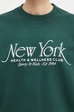 Βαμβακερή μπλούζα Sporty & Rich Ny94 Crewneck ST071606034GR10