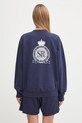 Sporty & Rich bluza bawełniana Royal Club ST071620219BL106 granatowy SS25