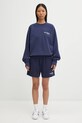 Sporty & Rich cotton sweatshirt Play Tennis ST071621425BL106