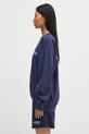 Sporty & Rich cotton sweatshirt Play Tennis navy ST071621425BL106