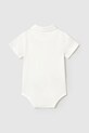 Детское боди из хлопка Mayoral 1744.3C.Baby.PPYA бежевый SS25