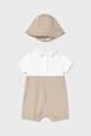 Mayoral Newborn rampers niemowlęcy 1605.1F.Newborn.PPYH beżowy SS25