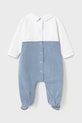 Бебешки памучни ританки Mayoral Newborn 1704.1B.Newborn.PPYH син SS25