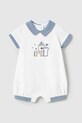 Хлопковый ромпер для младенцев Mayoral Newborn белый 1708.1F.Newborn.PPYH