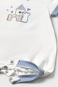 Мальчик Хлопковый ромпер для младенцев Mayoral Newborn 1708.1F.Newborn.PPYH белый