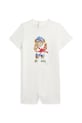 Хлопковый ромпер для младенцев Polo Ralph Lauren бежевый 320969347001