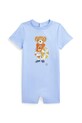 Polo Ralph Lauren rampers bawełniany niemowlęcy niebieski 320969659001