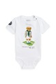 Дитяче бавовняне боді Polo Ralph Lauren Wimbledon Collection білий 320970408001
