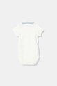 United Colors of Benetton body din bumbac pentru bebeluși 3CDIAB00M.W.Seasonal alb SS25