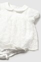 Dievča Šaty pre bábätká Mayoral Newborn 1666.2J.Newborn.PPYH biela